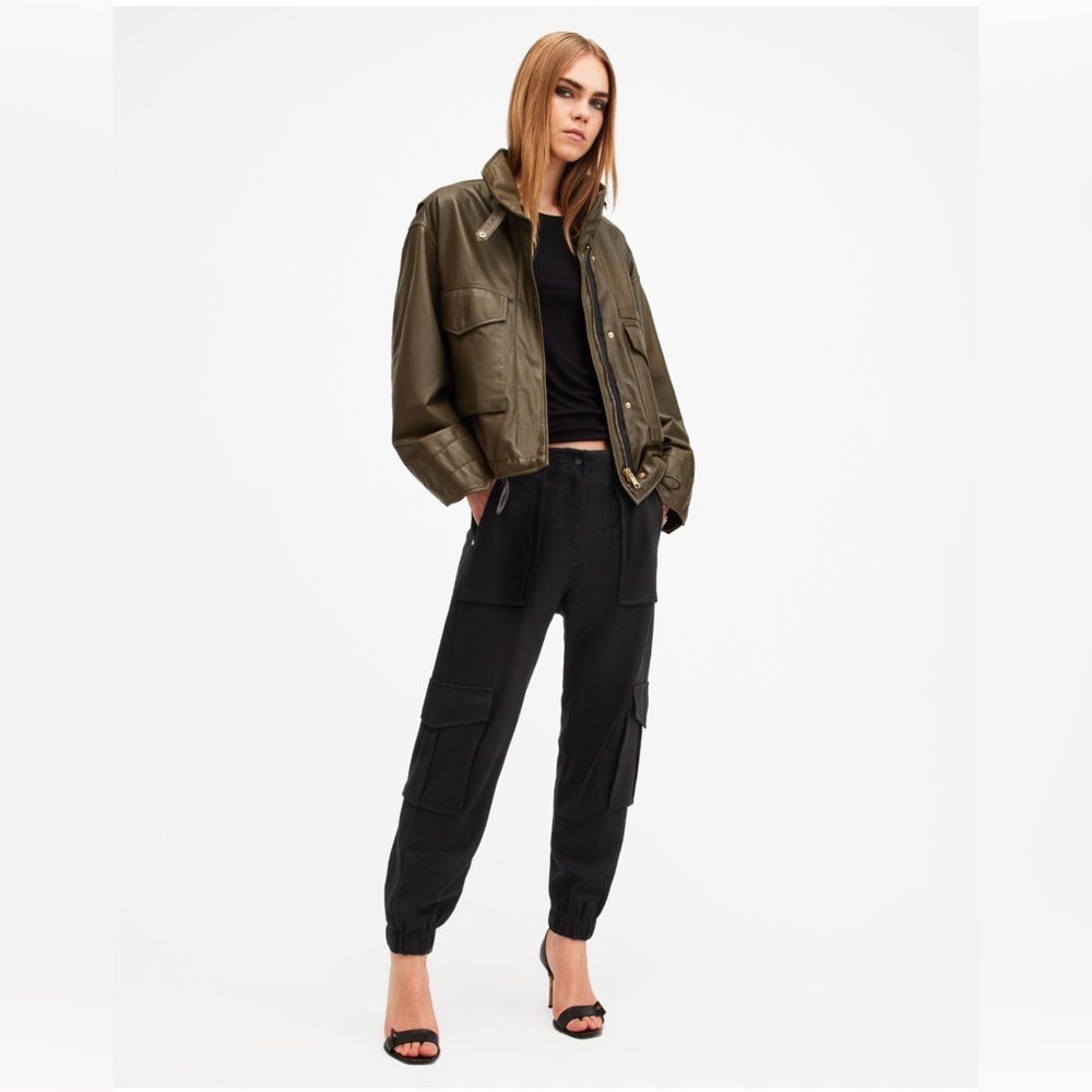 NWT All Saints Black cargo pants